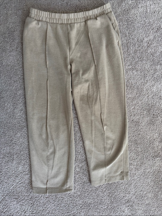 Universal Thread Pants - Universal Thread Cropped Pull-On Trousers in Olive Beige